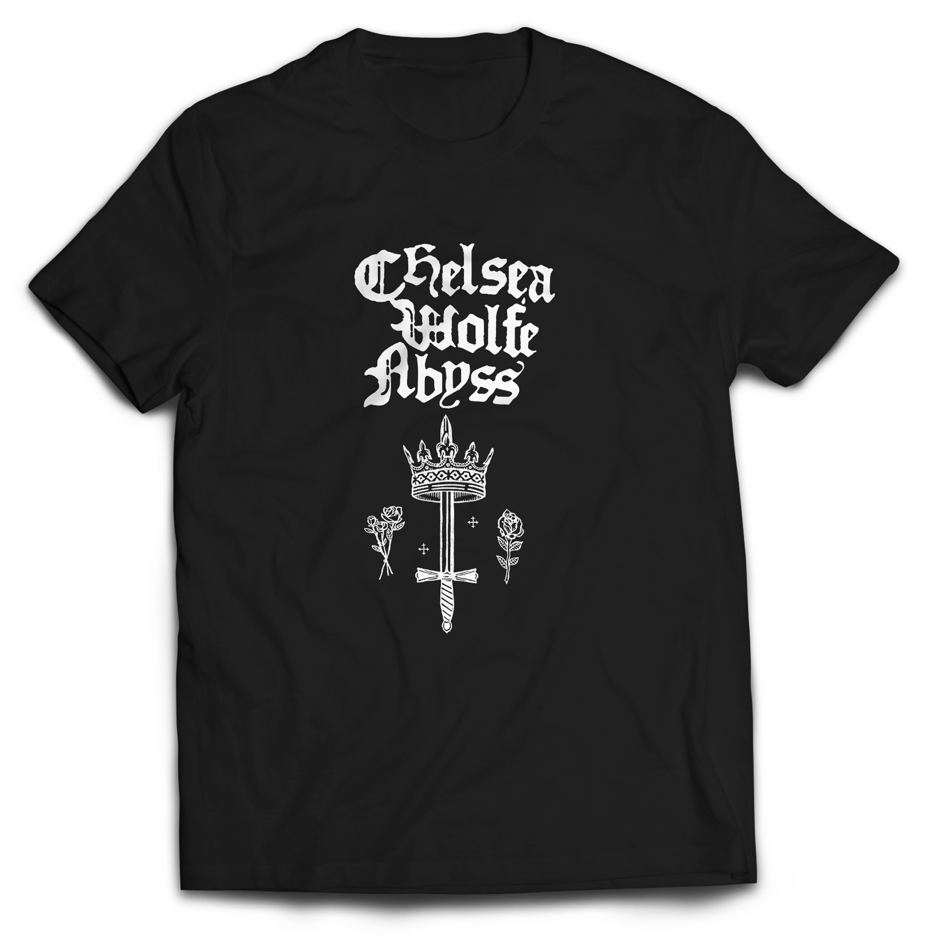 CHELSEA WOLFE - ABYSS 10 YEAR ANNIVERSARY COLLECTION - SWORD T SHIRT BLACK